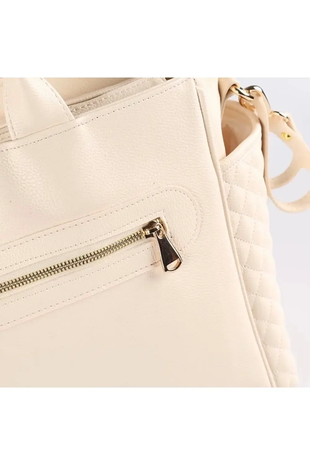 M&y Athena Deri Anne Bebek Bakım Çantası 7110 Krem