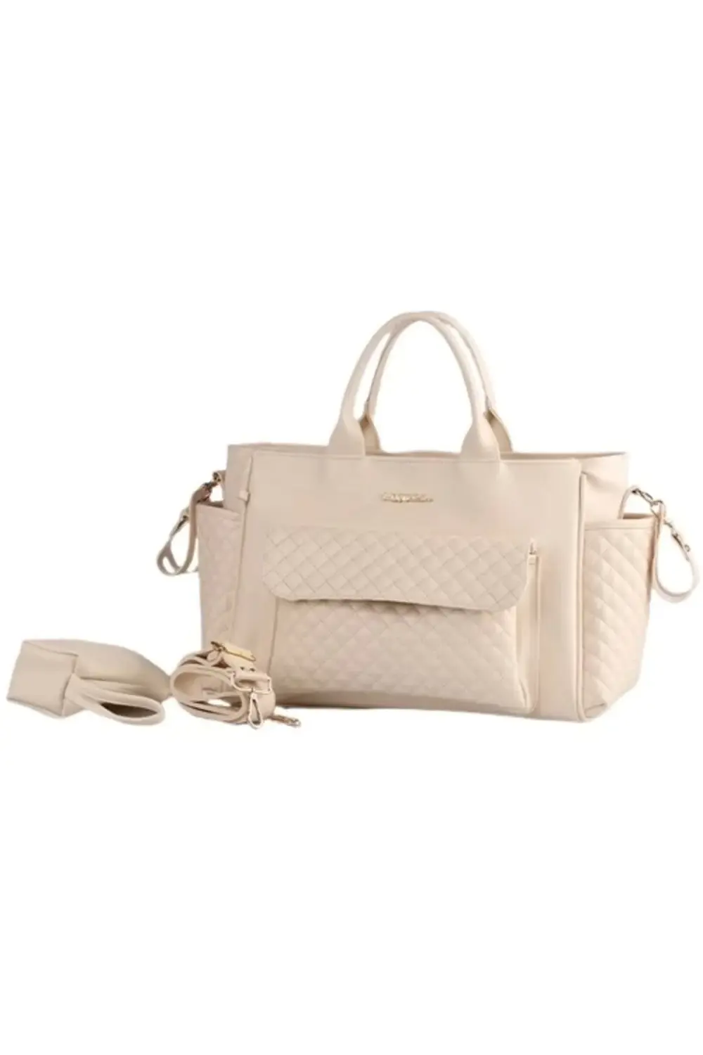 M&y Athena Deri Anne Bebek Bakım Çantası 7110 Krem