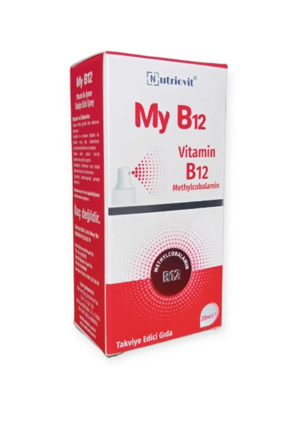 My B12 Metilkobalamin Içeren Sprey