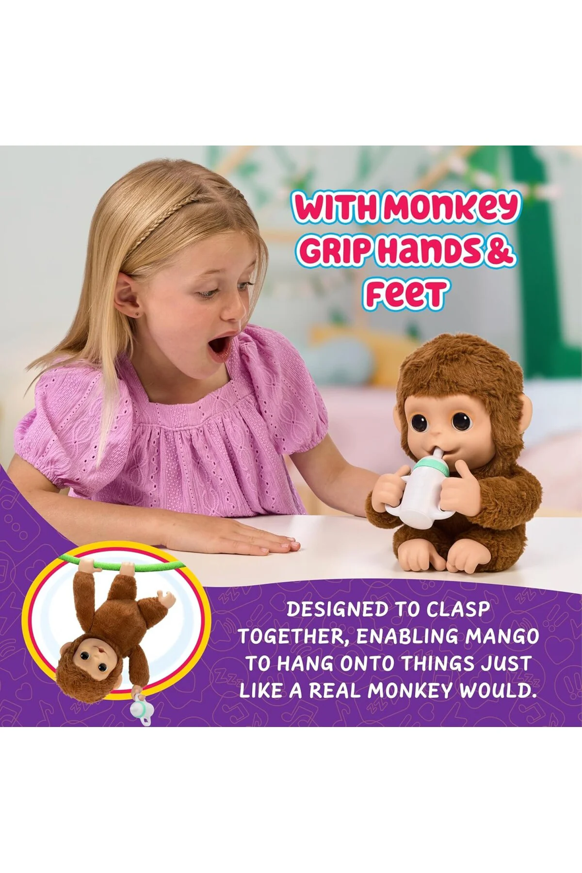 My Baby Monkey - 50'den Fazla Ses ve Reaksiyon Özelliğine Sahip S