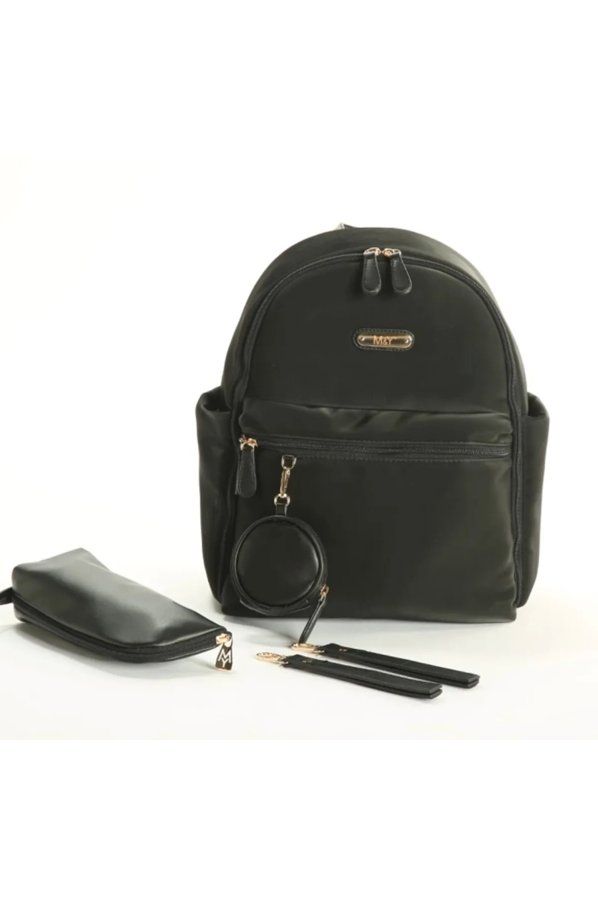 Soyipo M&Y Diamond Anne Bebek Bakım Sırt Çantası 7345 Siyah