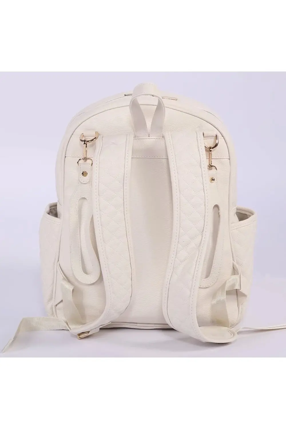 M&Y Dust Deri Anne Bebek Bakım Sırt Çantası 7130 Krem