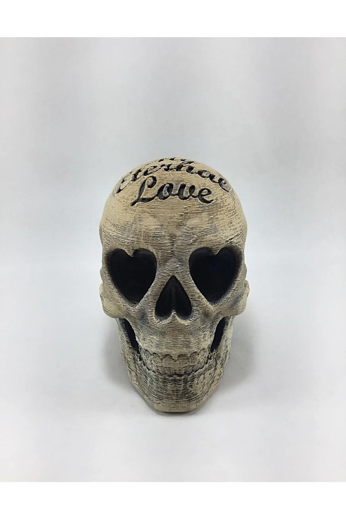 My Eternal Love Yazılı Kafatası Figür 10 Cm X 13 Cm