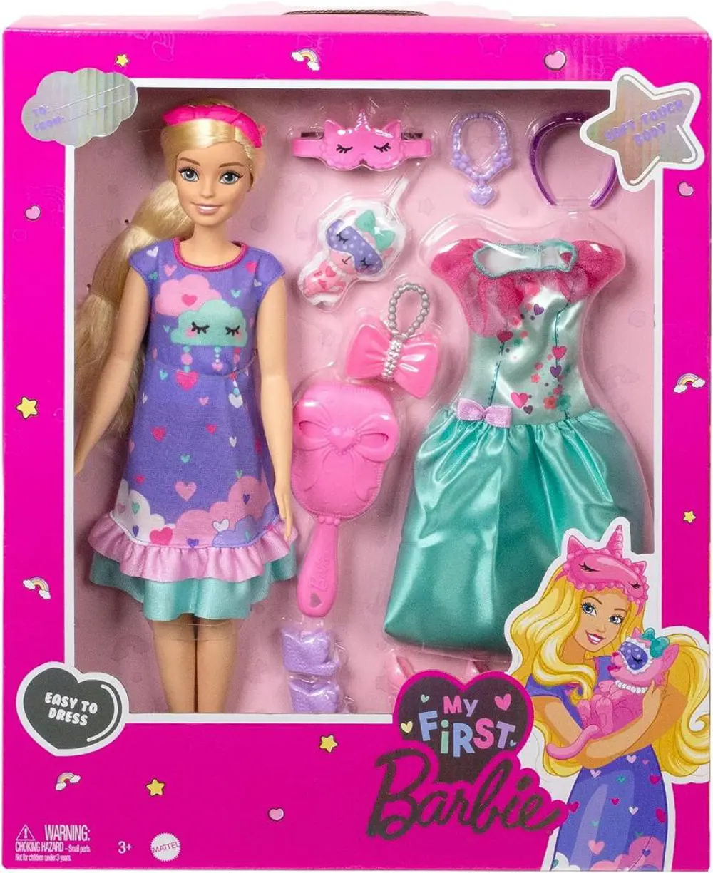 My First Barbie İlk Barbie Bebeğim Delüks Bebek HMM66 My First Barbie İlk Barbie Bebeğim Delüks Bebek HMM66