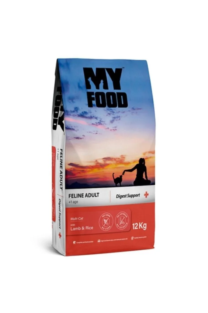 My Food Kuzulu&Pirinçli Yetişkin Kedi Maması Digest Support 12 Kg My Food Kuzulu&Pirinçli Yetişkin Kedi Maması Digest Support 12 Kg