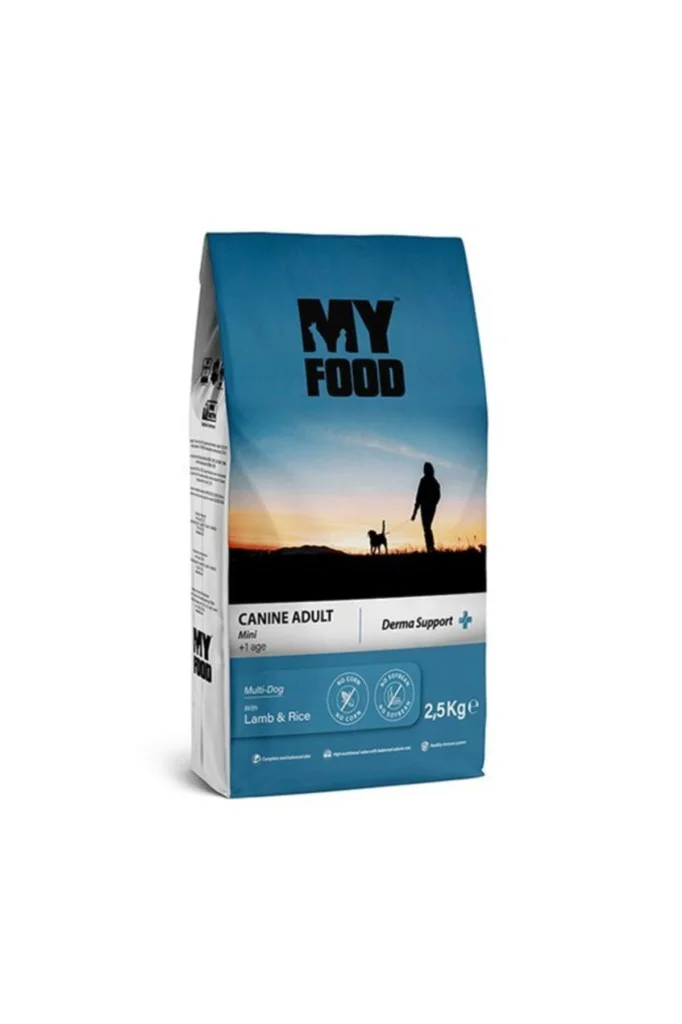 My Food Kuzulu&Pirinçli Yetişkin Küçük Irk Köpek Maması Derma Sup