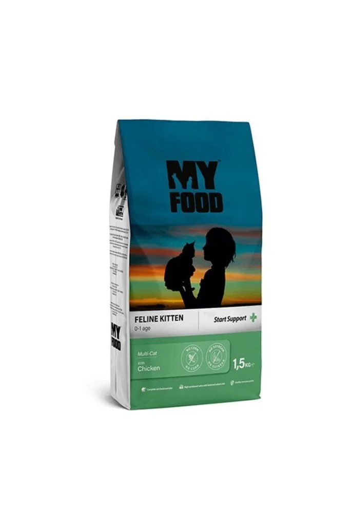 My Food Tavuklu Yavru Kedi Maması Start Support 1,5 Kg