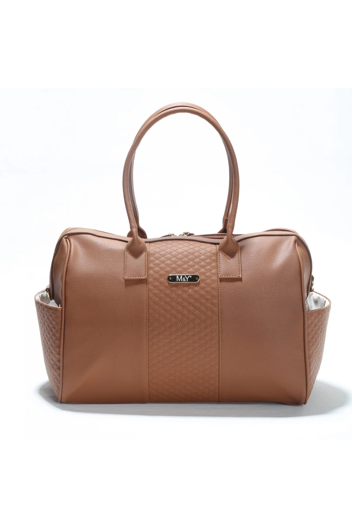 M&Y Gaia Deri Anne Bebek Bakım Çanta Seti 7240 Taba