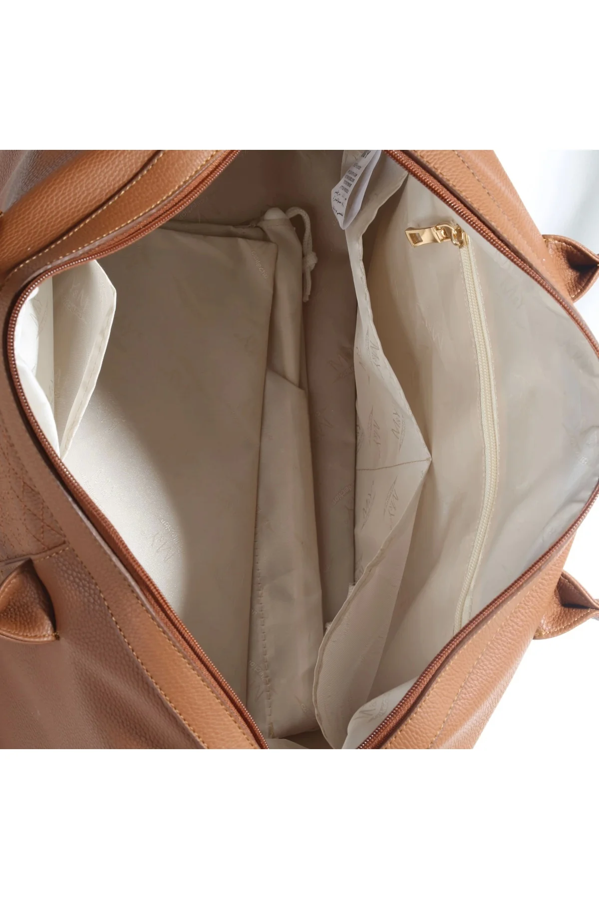 M&Y Gaia Deri Anne Bebek Bakım Çanta Seti 7240 Taba