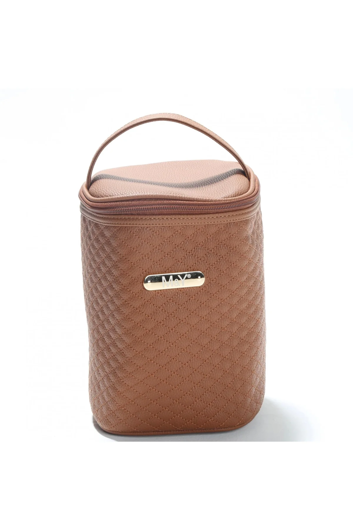 M&Y Gaia Deri Anne Bebek Bakım Çanta Seti 7240 Taba