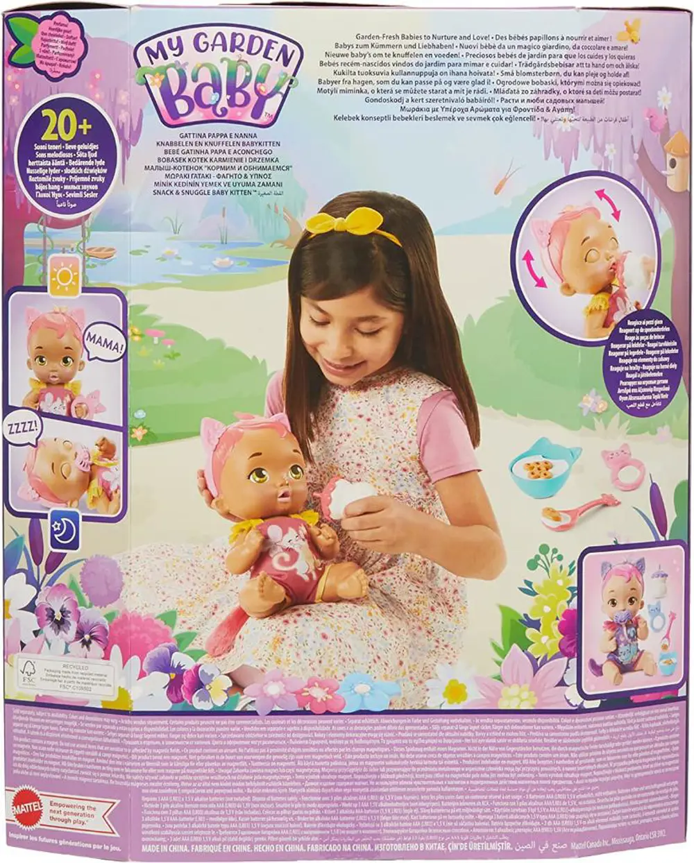 My Garden Baby Sesli ve Aksesuarlı Yavru Kedi Bebeğim HHP27-HHP29 My Garden Baby Sesli ve Aksesuarlı Yavru Kedi Bebeğim HHP27-HHP29