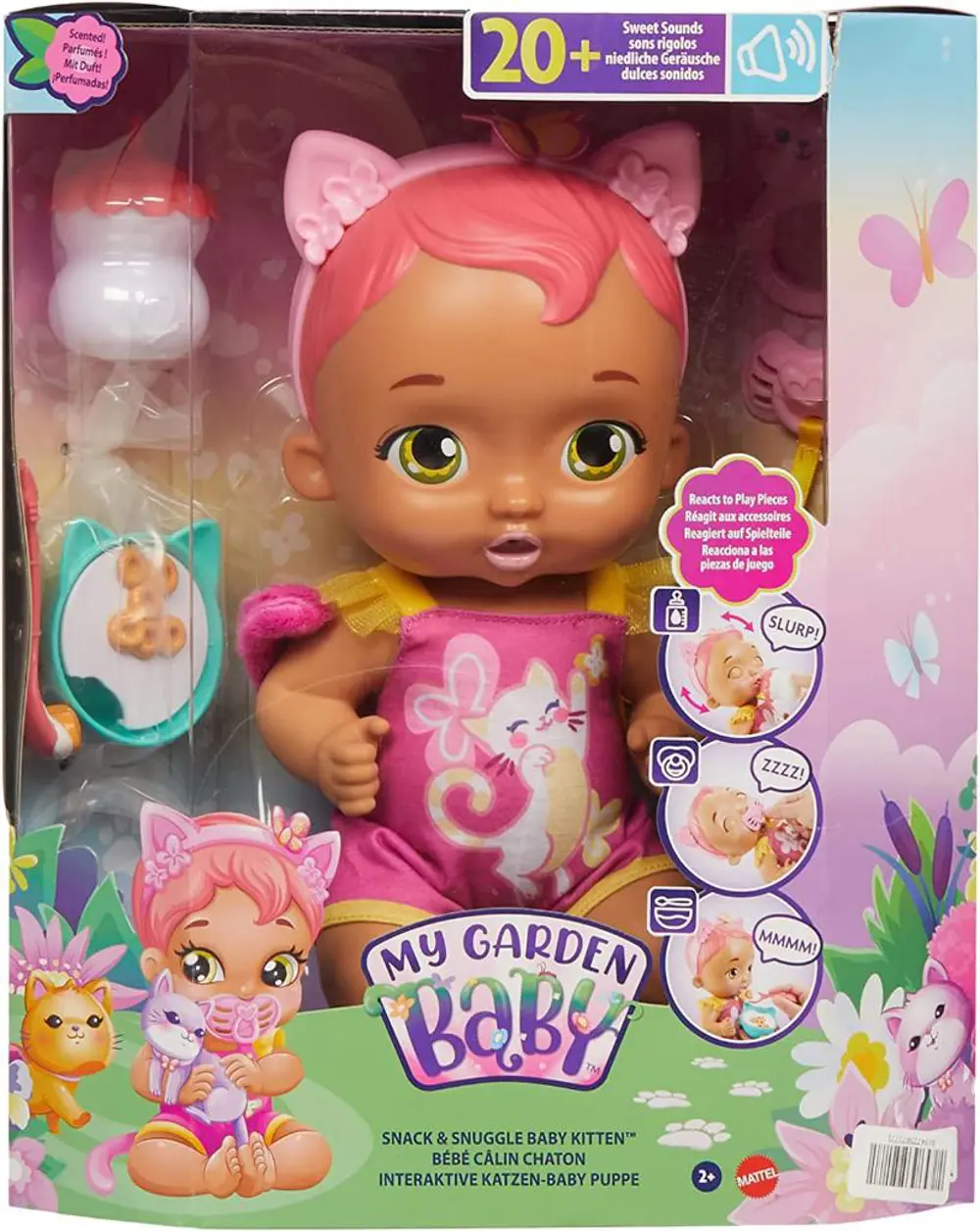My Garden Baby Sesli ve Aksesuarlı Yavru Kedi Bebeğim HHP27-HHP29 My Garden Baby Sesli ve Aksesuarlı Yavru Kedi Bebeğim HHP27-HHP29