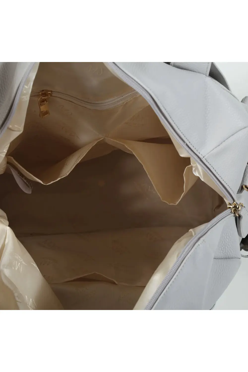 M&y Kitty Deri Anne Bebek Bakım Sırt Çantası 7271 Gri