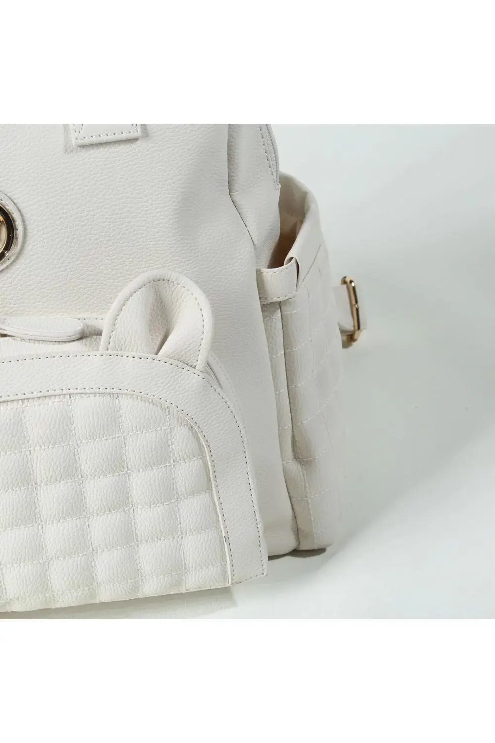 M&y Kitty Deri Anne Bebek Bakım Sırt Çantası 7271 Krem