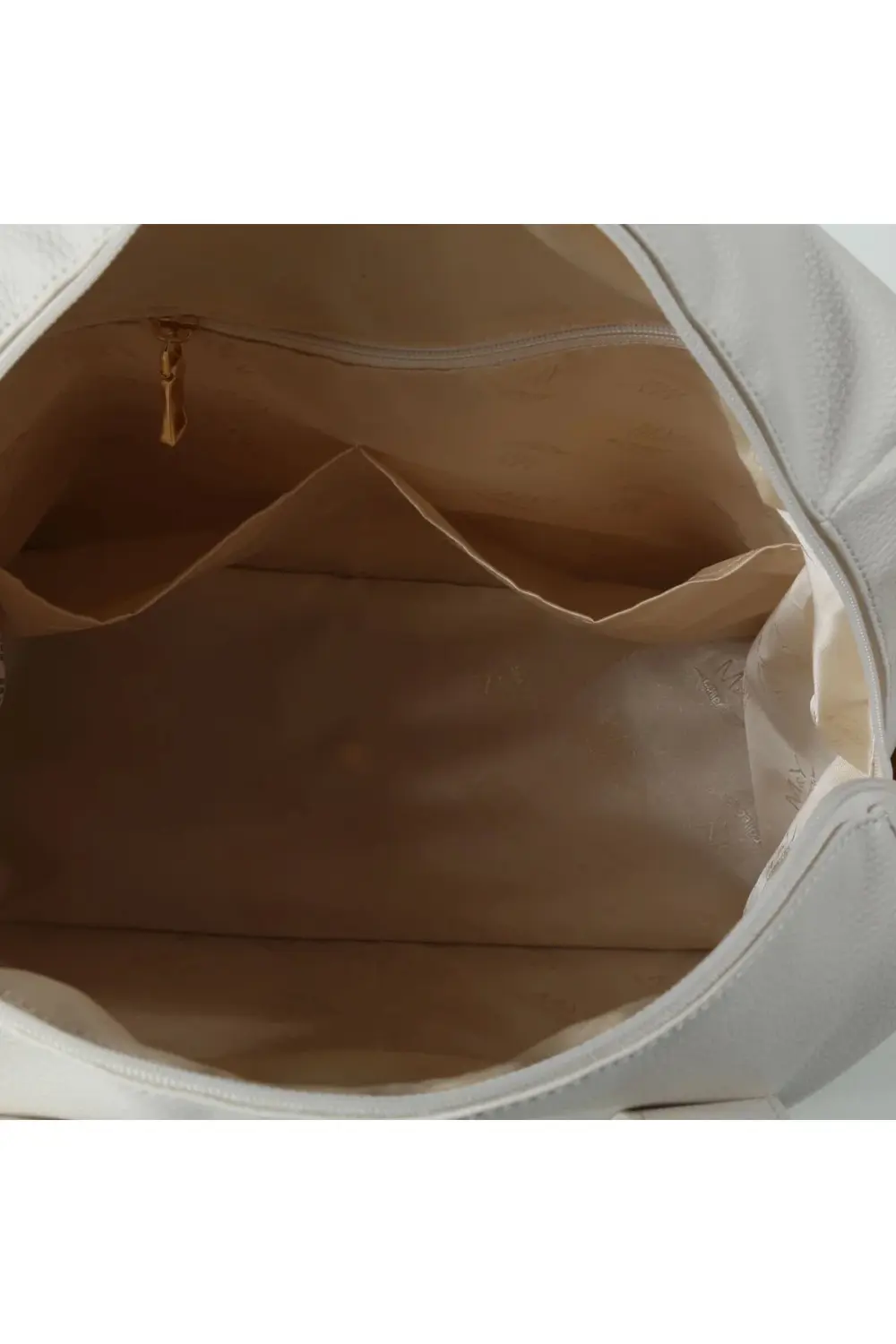 M&y Kitty Deri Anne Bebek Bakım Sırt Çantası 7271 Krem