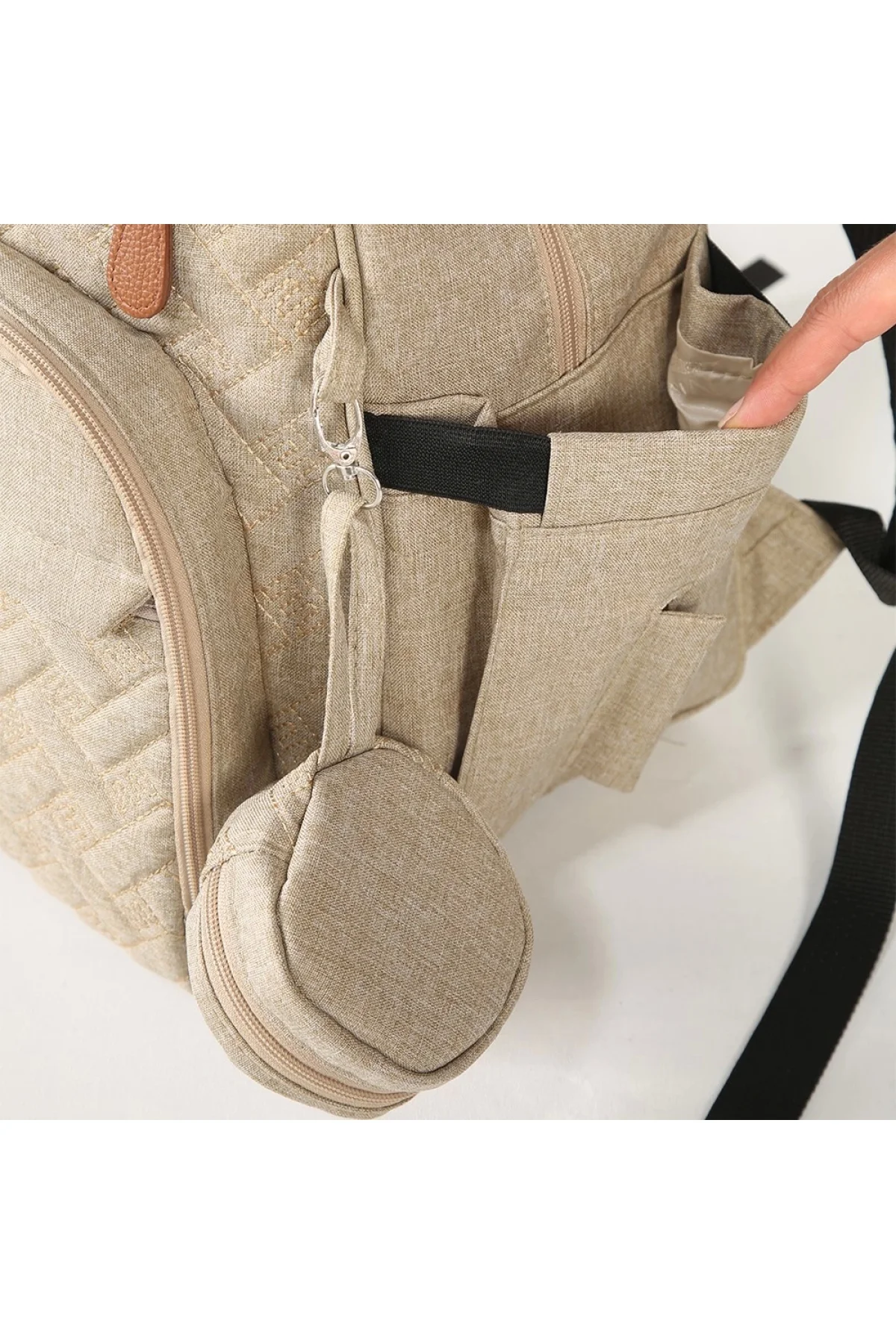 M&y Lucky Anne Bebek Bakım Sırt Çantası 6690 Vizon