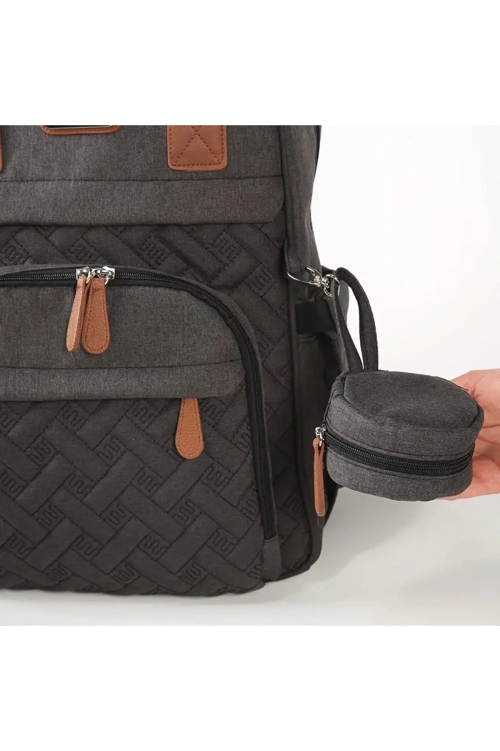 M&Y Lucky Anne Bebek Bakım Sırt Çantası 6690 Siyah