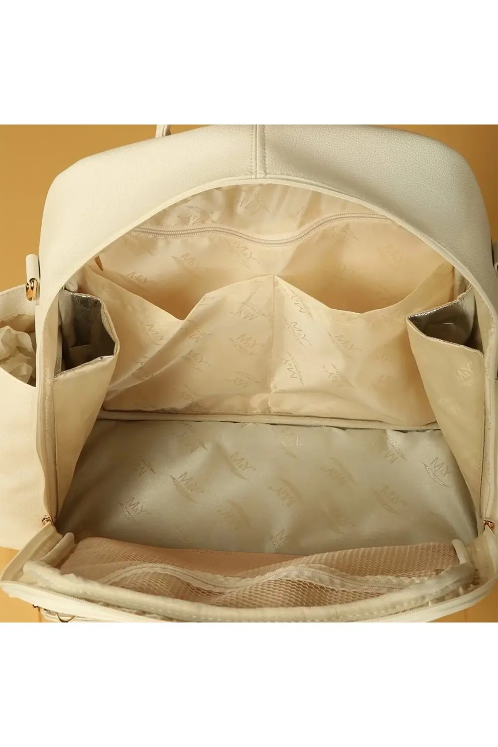 M&y Maia Anne Bebek Bakım Sırt Çantası 7310 Krem