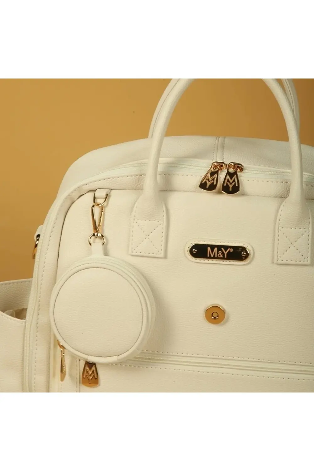 M&y Maia Anne Bebek Bakım Sırt Çantası 7310 Krem