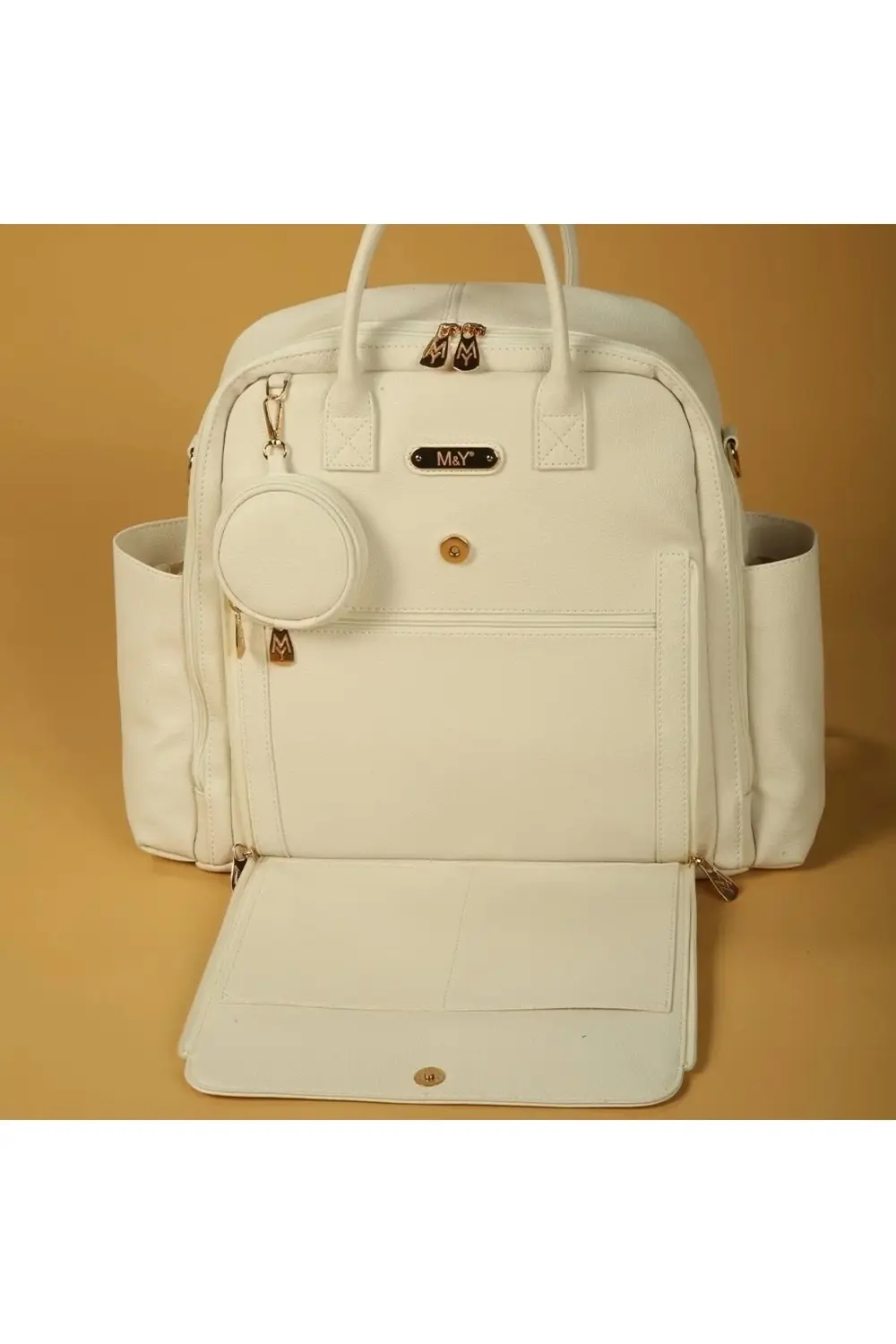 M&y Maia Anne Bebek Bakım Sırt Çantası 7310 Krem