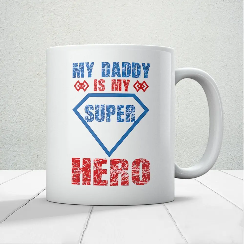 My Super Hero Baskılı Babalar Günü Kupa Bardak Kahve Kupa My Super Hero Baskılı Babalar Günü Kupa Bardak Kahve Kupa