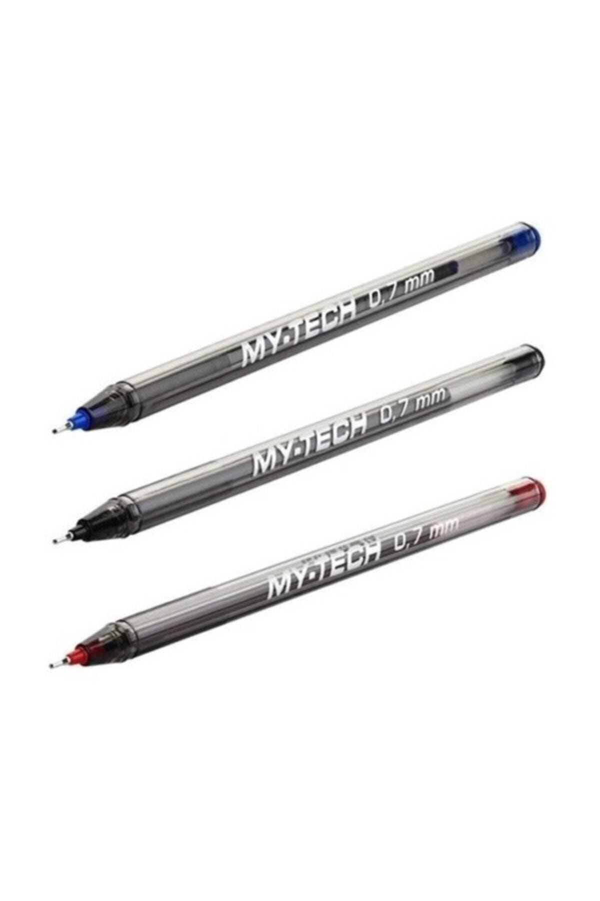 My-tech Tükenmez Kalem 0.7 Mm Siyah 25'li