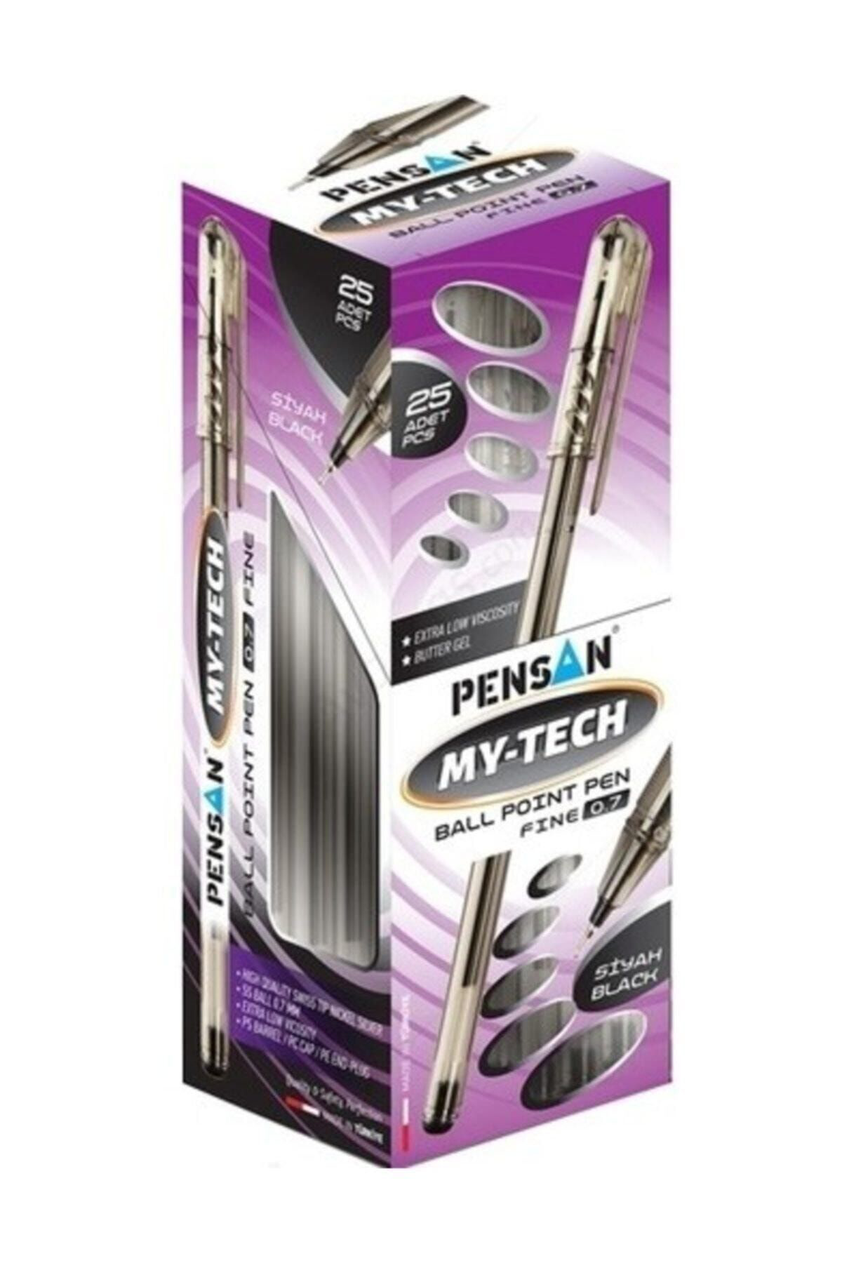 My-tech Tükenmez Kalem 0.7 Mm Siyah 25'li