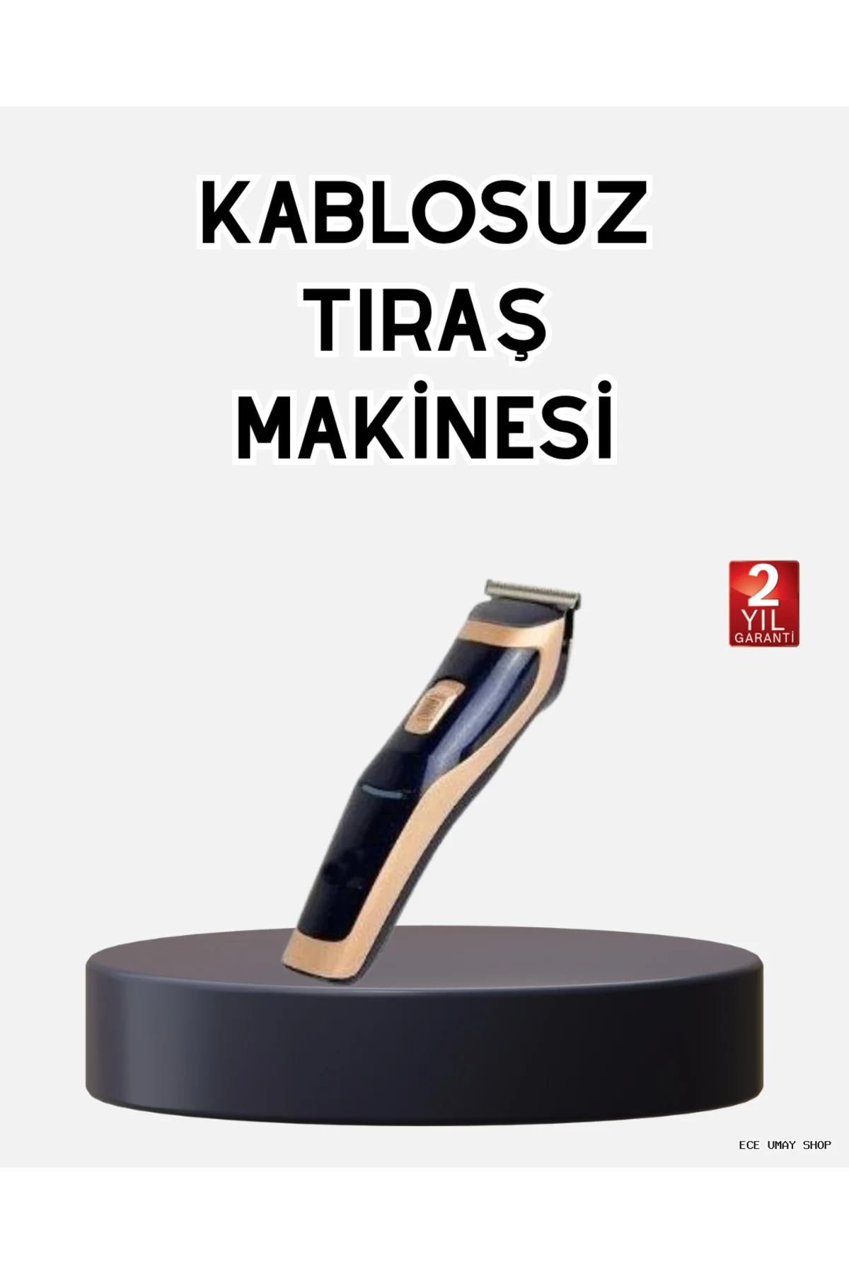 MYCESHOP Profesyonel Şarjlı Saç ve Sakal Kesme Makinesi – Uni, 12 mm (154645) Ayarlanabilir Baş MYCESHOP Profesyonel Şarjlı Saç ve Sakal Kesme Makinesi – Uni, 12 mm (154645) Ayarlanabilir Baş - Görsel 5