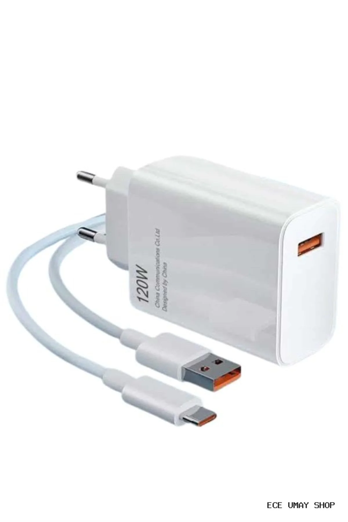 MYCESHOP Type C Hızlı Şarj Aleti Beyaz 120W Ultra (183431) Uzun Ömürlü - Görsel 2