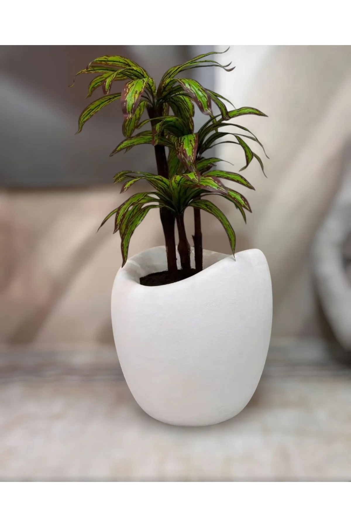 MyDecorZa BOHEM HOME FİBERGLAS BAHÇE ve EV DEKORASYONU SAKSI YUMU