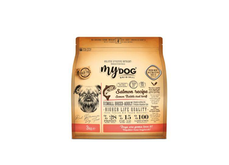 Mydog Original Tahılsız Küçük Irk Somonlu Köpek Maması 3 Kg