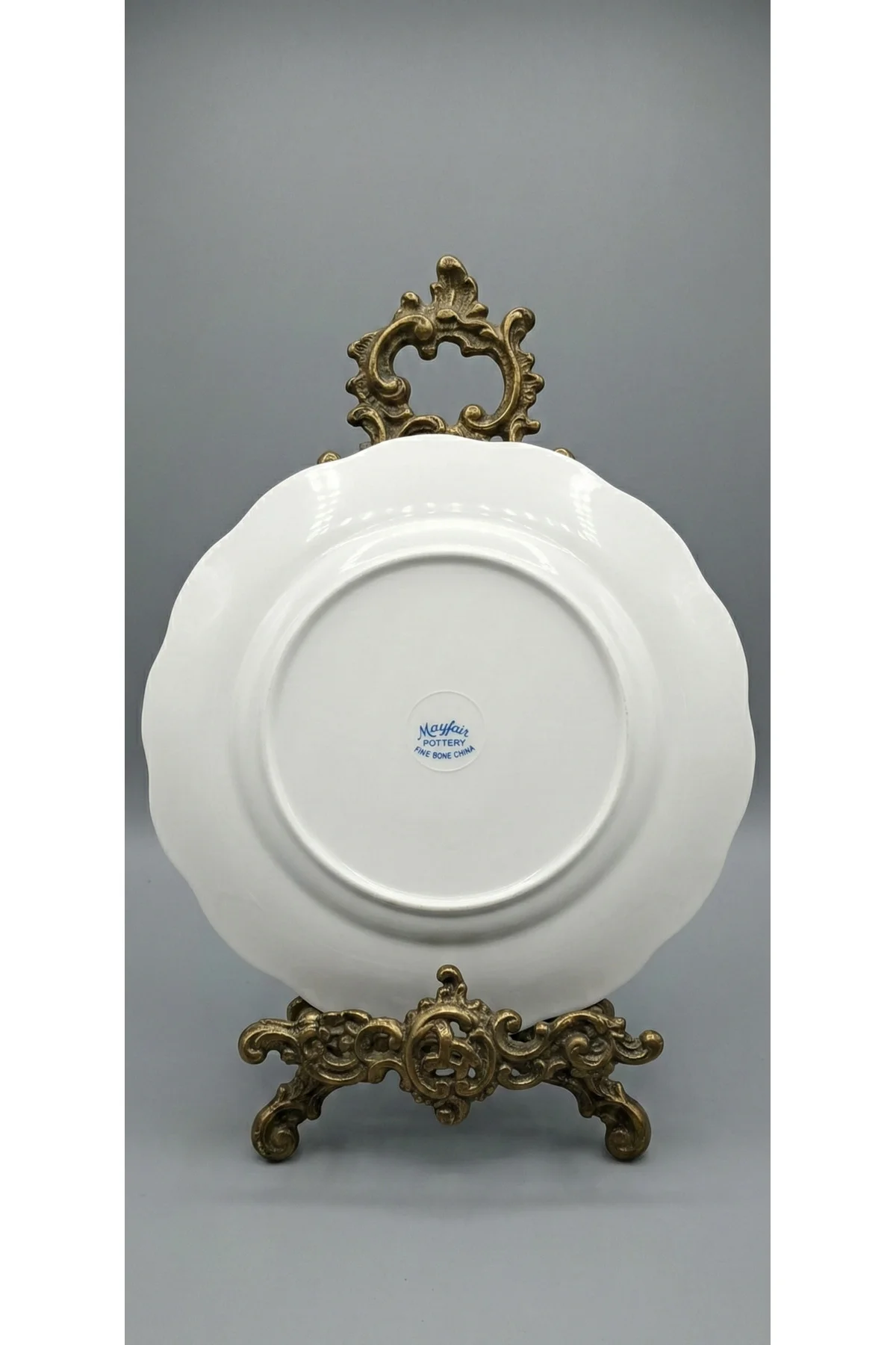 Myfair Pottery İngiliz Antika Tatlı Tabağı 21 cm