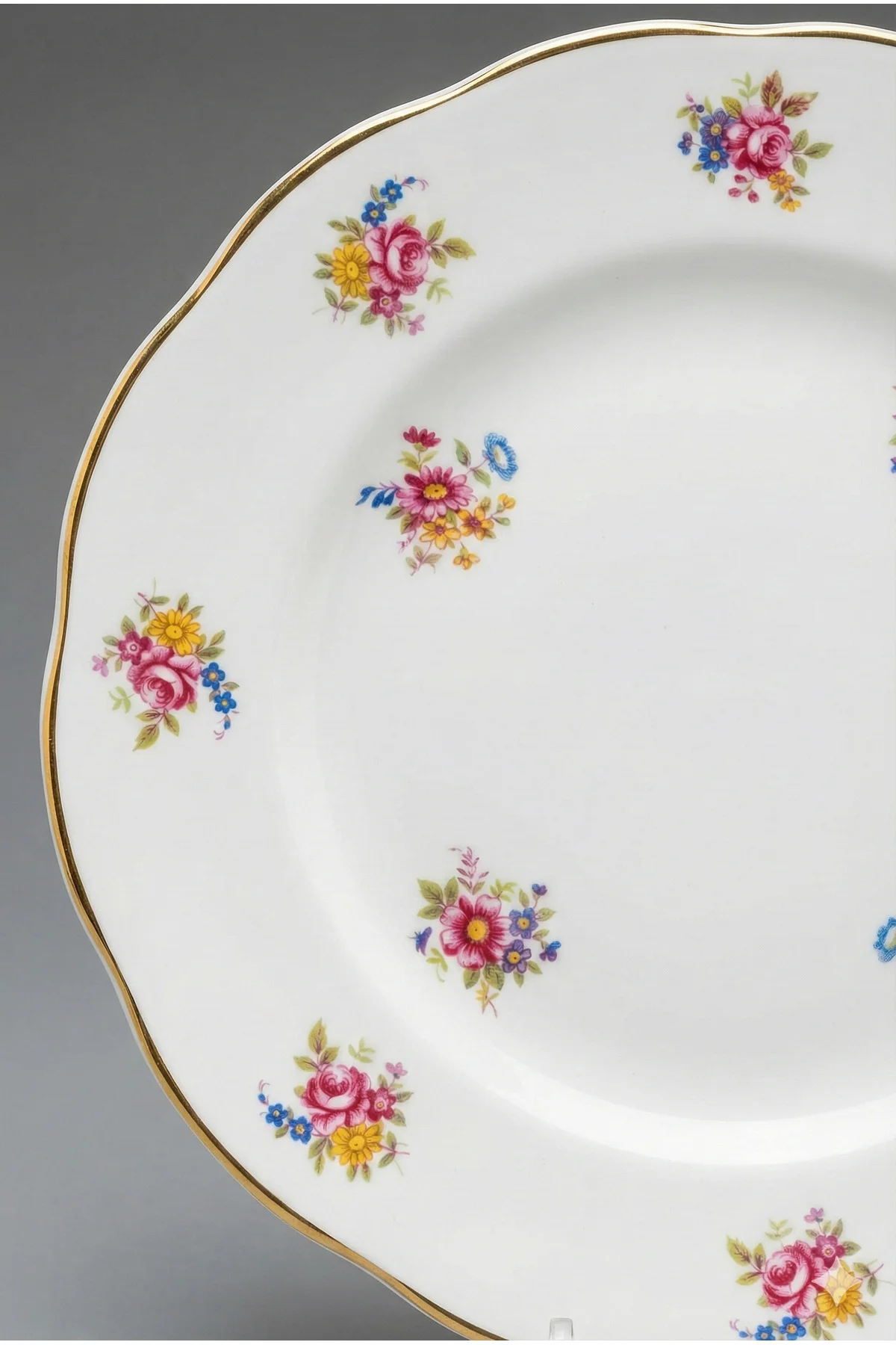Myfair Pottery İngiliz Antika Tatlı Tabağı 21 cm