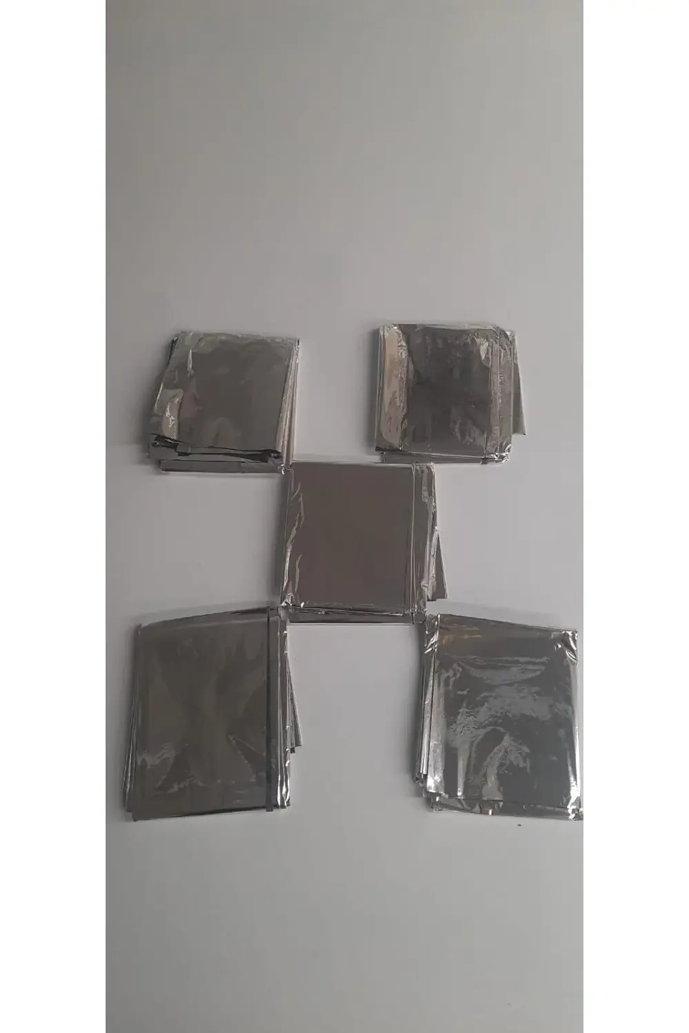 MYFLON 5 adet Acil Durum Battaniyesi, Dayanıklı Kamp Ekipmanları,