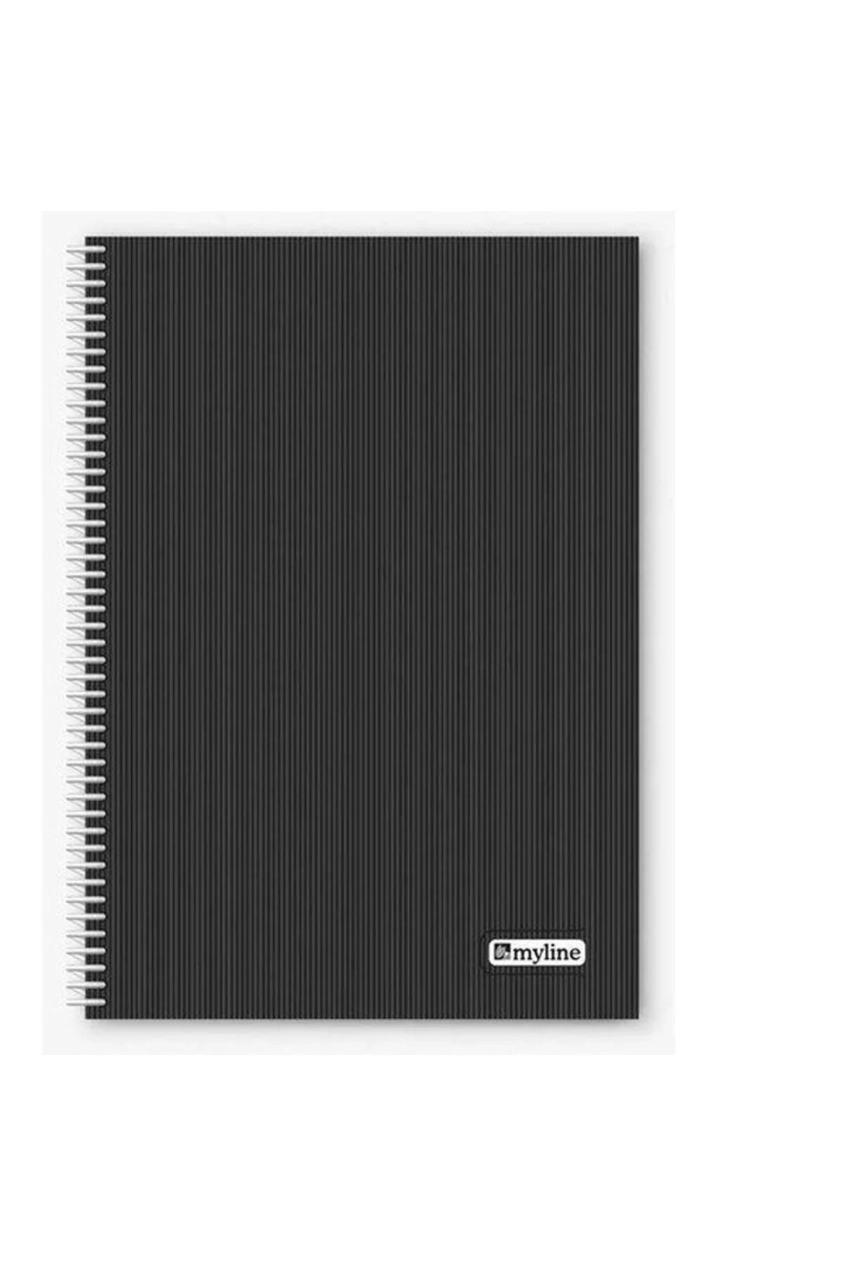 Myline Nova A4 P.P Kapak 60 Yaprak Kareli Siyah Defter