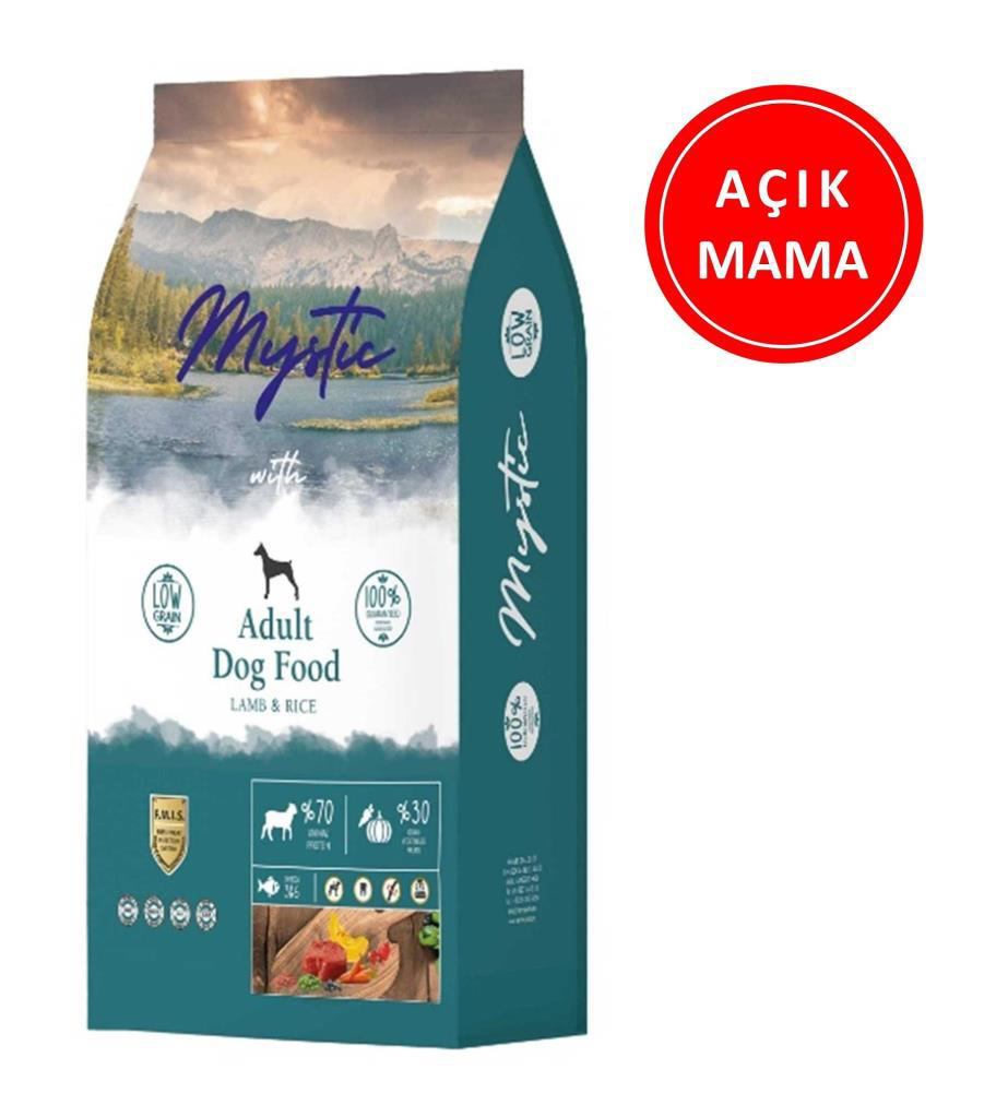Mystic Düşük Tahıllı Kuzu Etli Köpek Maması 1 Kg AÇIK Mystic Düşük Tahıllı Kuzu Etli Köpek Maması 1 Kg AÇIK