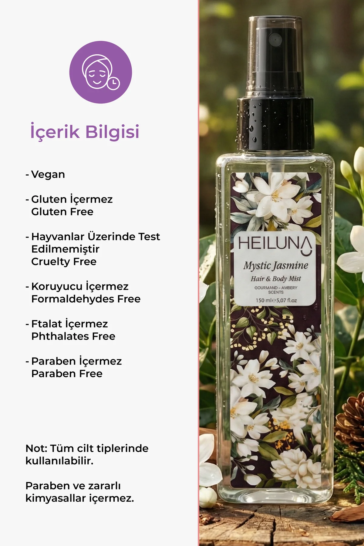 Mystic Jasmine Saç ve Vücut Spreyi 150 ml
