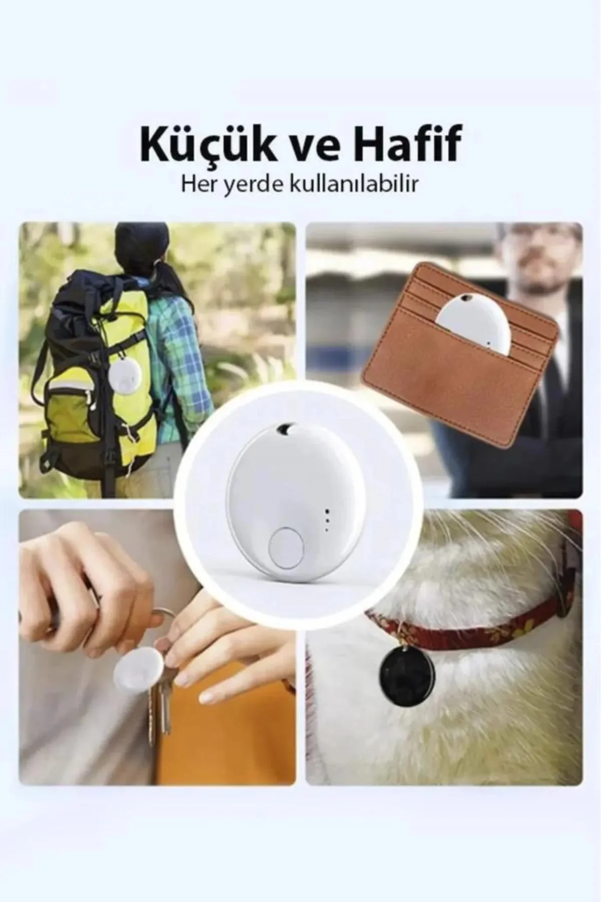 N Tag Beyaz Takip Cihazı Apple My Find Uyumlu