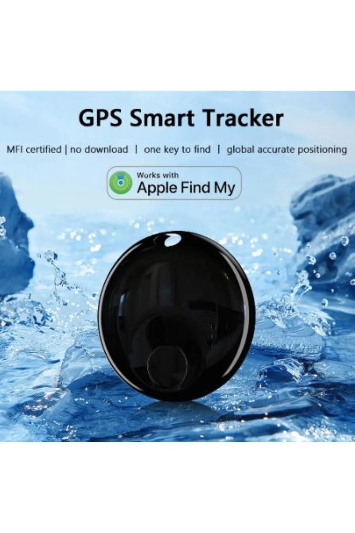 N Tag Takip Cihazı Apple My Find Uyumlu Siyah