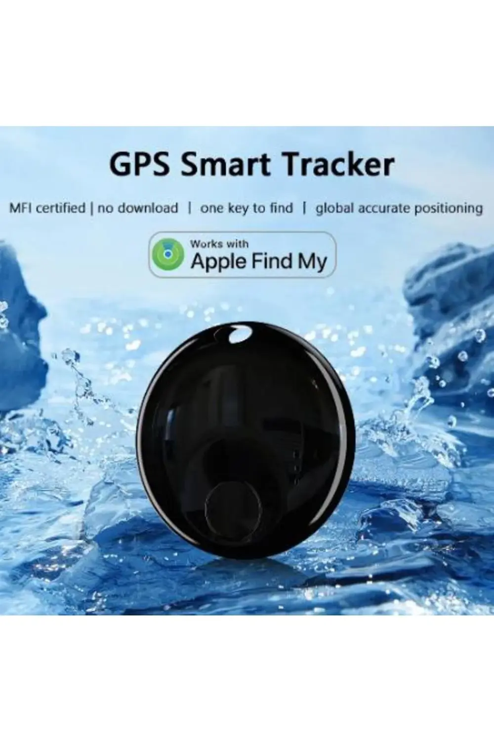 N Tag Takip Cihazı Apple My Find Uyumlu Siyah