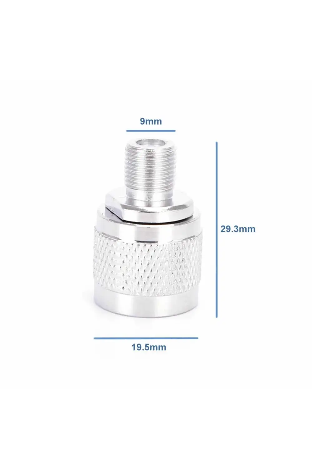 N Tip Erkek To F Tip Dişi Soket Adaptör Konnektör 0-6ghz Rf Wi-fi