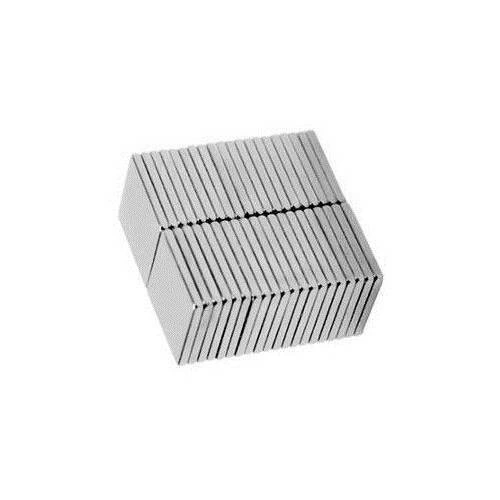 N35 15x10x1.5 Mm Neodyum Mıknatıs 20 Adet, Köşeli, Nikel Kaplamal
