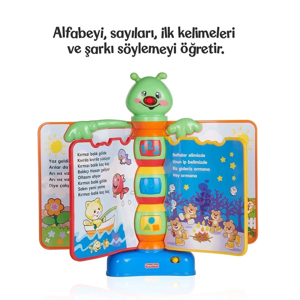 N3835 ® Eğlen ve Öğren Eğitici Masalcı Tırtıl / Türkçe / +6 ay N3835 ® Eğlen ve Öğren Eğitici Masalcı Tırtıl / Türkçe / +6 ay
