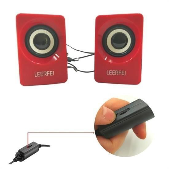 N62 1+1 Multimedia USB ve Jacklı Mini Hoparlör Yüksek Stereo Ses