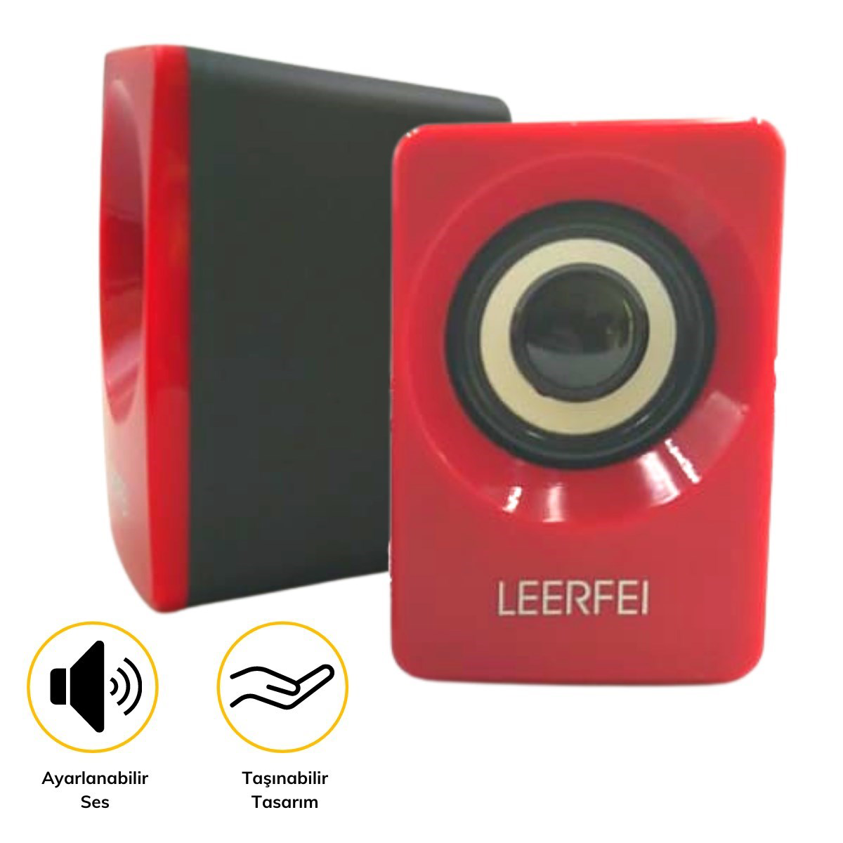 N62 1+1 Multimedia USB ve Jacklı Mini Hoparlör Yüksek Stereo Ses 