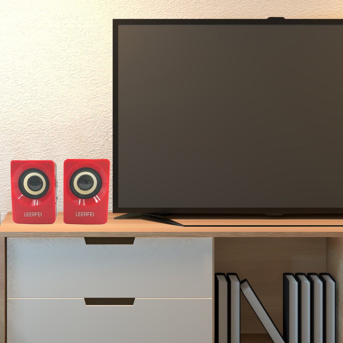 N62 1+1 Multimedia USB ve Jacklı Mini Hoparlör Yüksek Stereo Ses 