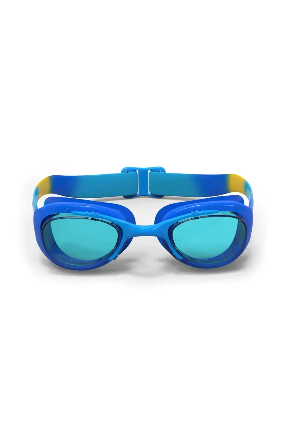 Nabaiji Çocuk Yüzücü Gözlüğü - Sarı/Mavi - Mavi Camlar - Xbase
