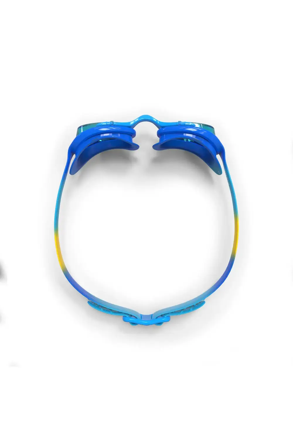Nabaiji Çocuk Yüzücü Gözlüğü - Sarı/Mavi - Mavi Camlar - Xbase