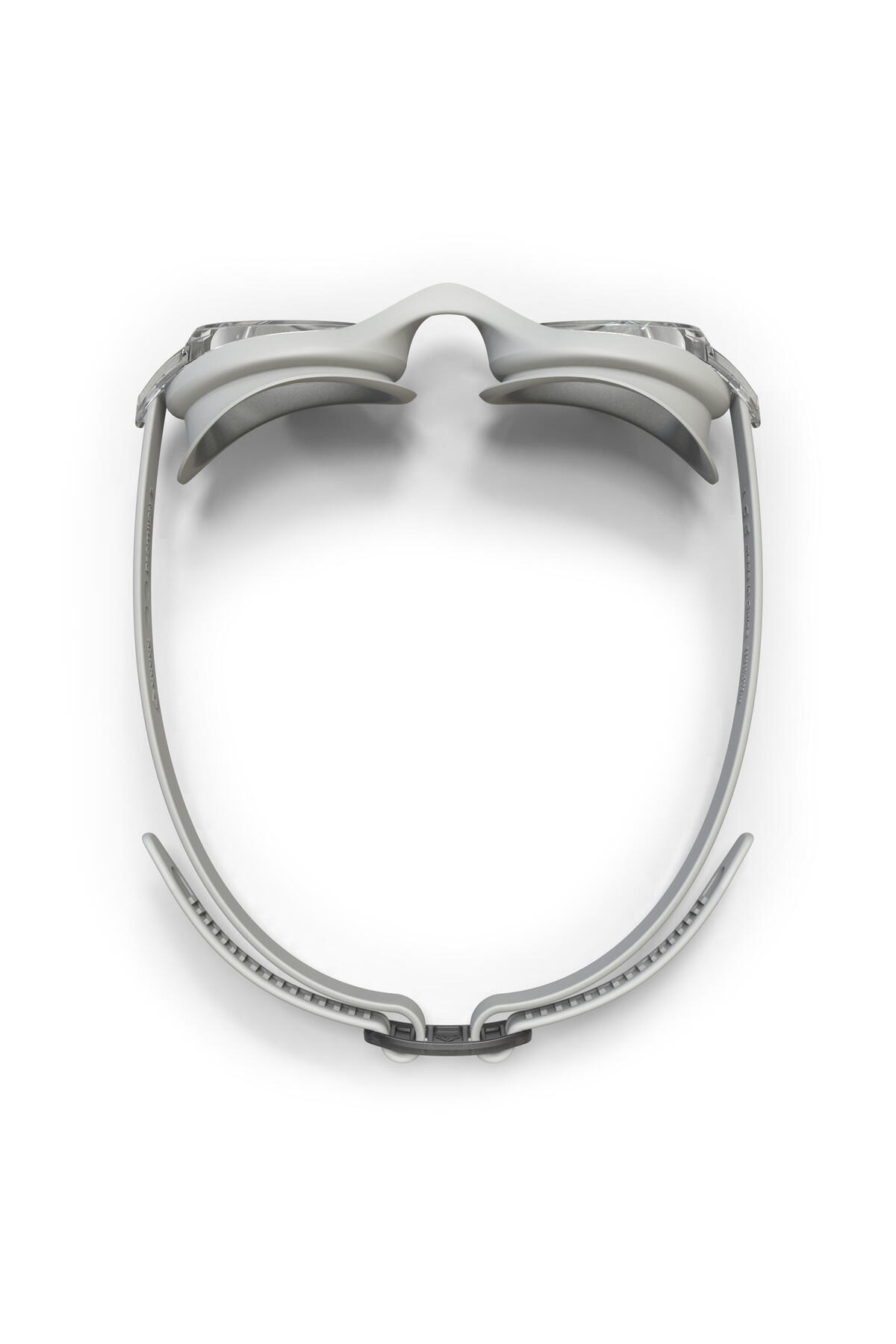 Nabaiji Yüzücü Gözlüğü - Standart Boy - Gri - Şeffaf Camlar - Rea