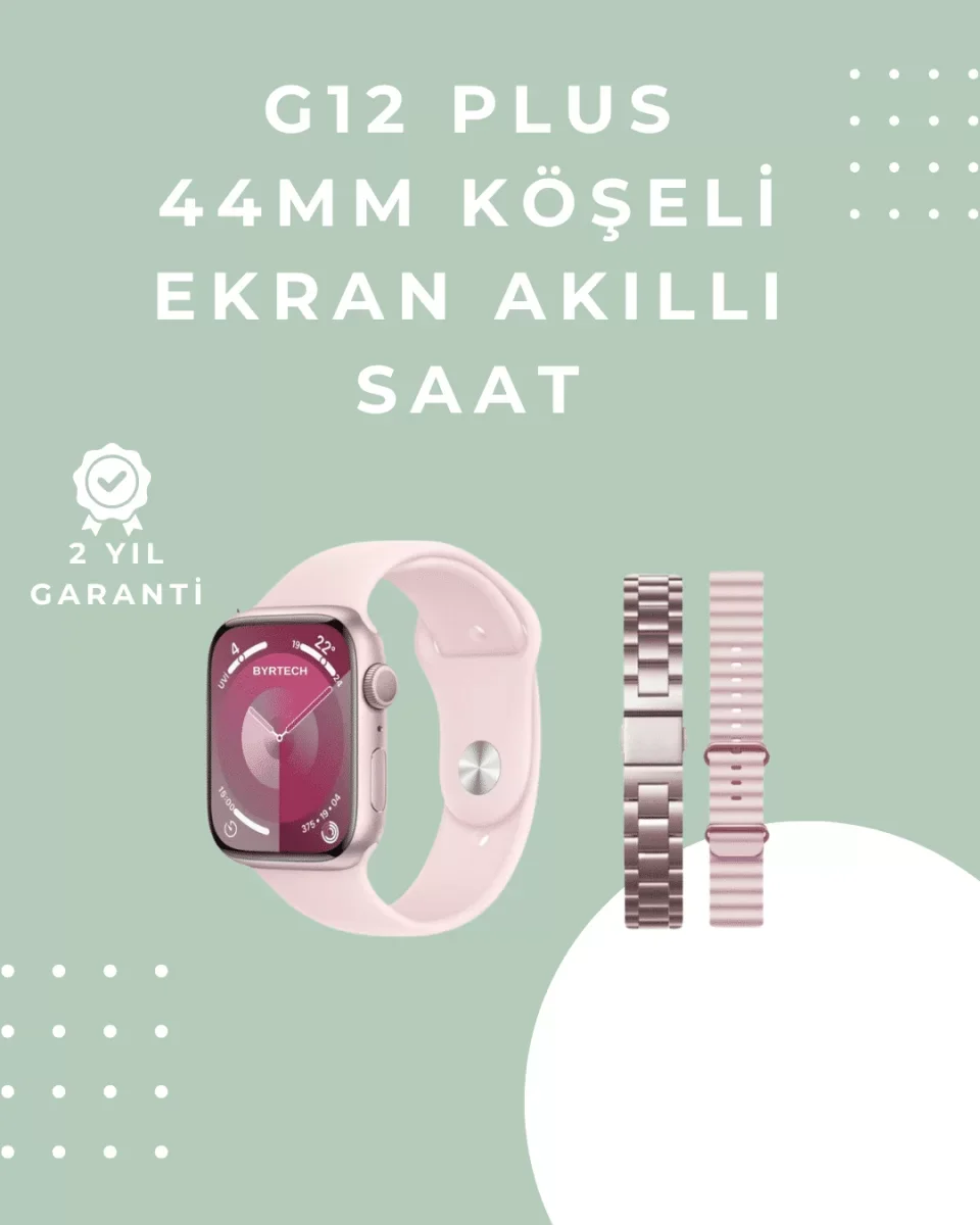 Nabız ve Uyku Takipli Akıllı Saat – Adımsayar, GPS, Suya Dayanıklı, Sesli Görüşme Özellikli - Lisinya